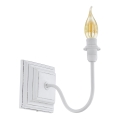 Eglo 33001 - Sienas lampa 1xE14/40W/230V balta