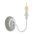 Eglo 33005 - Sienas lampa 1xE14/40W/230V balta/pelēka