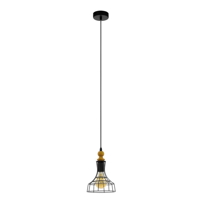 Eglo 33043 - Lustra ar auklu BAMPTON 1xE27/60W/230V apkārtmērs 180mm