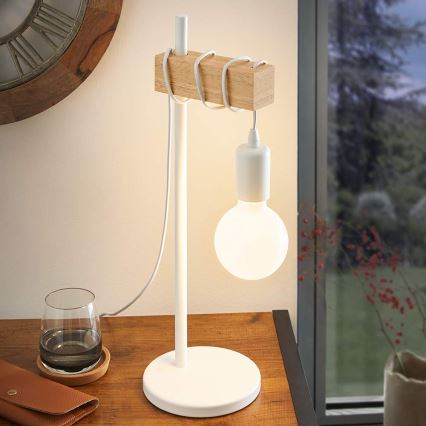 Eglo - Galda lampa TOWNSHEND 1xE27/10W/230V