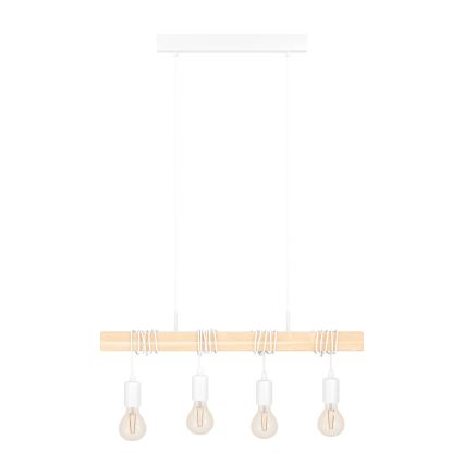 Eglo - Lustra ar auklu TOWNSHEND 4xE27/60W/230V