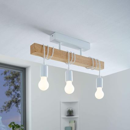 Eglo - Pieliekama lustra TOWNSHEND 3xE27/60W/230V