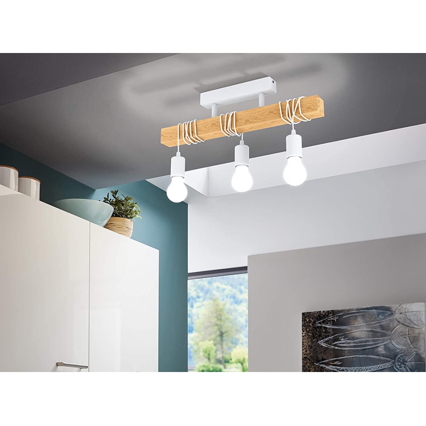 Eglo - Pieliekama lustra TOWNSHEND 3xE27/60W/230V