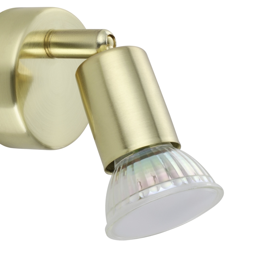 Eglo - LED Sienas starmetis 1xGU10/2,8W/230V 3000K zelta