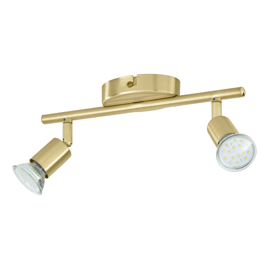 Eglo - LED Starmetis 2xGU10/2,8W/230V 3000K zelta