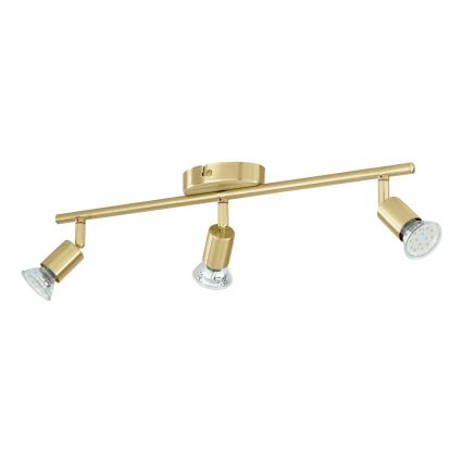 Eglo - LED Starmetis 3xGU10/2,8W/230V 3000K zelta