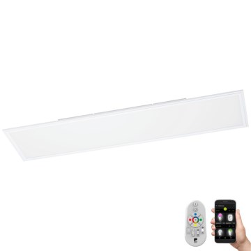Eglo 33203 - LED RGBW Aptumšojams virsapmetuma panelis SALOBRENA LED/34W/230V + tālvadības pults