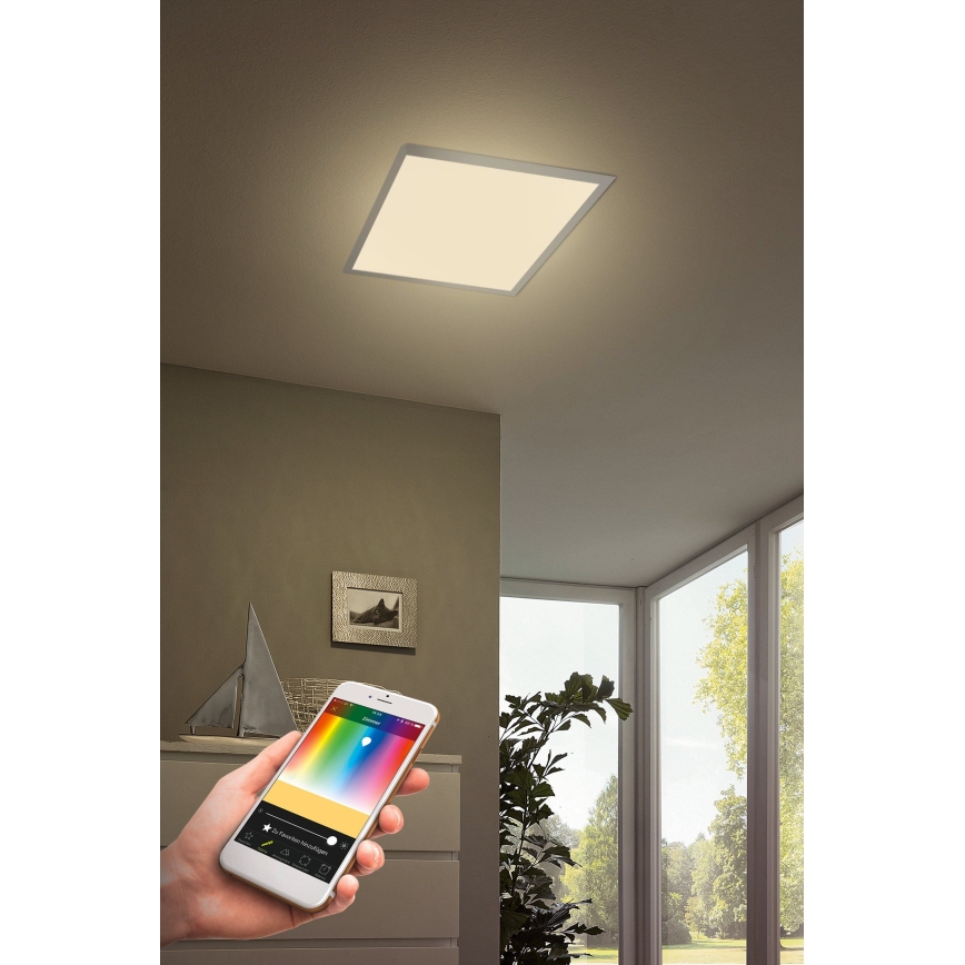 Eglo 33204 - LED RGBW Aptumšojama lampa SALOBRENA-C LED/34W/230V 2700-6500K + tālvadības pults