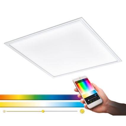 Eglo 33204 - LED RGBW Aptumšojama lampa SALOBRENA-C LED/34W/230V 2700-6500K + tālvadības pults