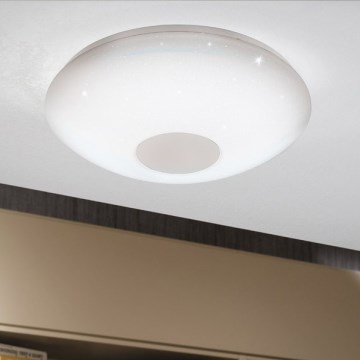 Eglo 33218 - LED RGBW Aptumšojama griestu lampa VOLTAGO-C LED/17W/230V 2700-6500K d. 38 cm