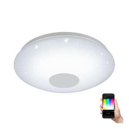 Eglo 33218 - LED RGBW Aptumšojama griestu lampa VOLTAGO-C LED/17W/230V 2700-6500K d. 38 cm