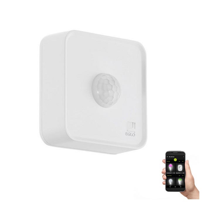 Eglo 33236 - Āra kustību sensors CONNECT SENSOR 3xAA 12 m balta IP44