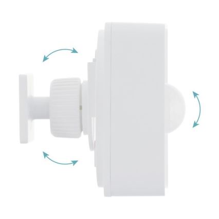 Eglo 33236 - Āra kustības un krēslas sensors CONNECT SENSOR 3xAA 12 m balts IP44