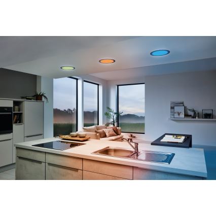 Eglo 33317 - LED RGBW Regulējams iebūvējamais griestu gaismeklis FUEVA-C LED/15,6W/230V 2700-6500K Ø 22,5 cm