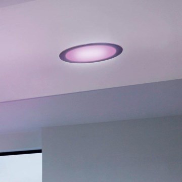 Eglo 33317 - LED RGBW Regulējams iebūvējamais griestu gaismeklis FUEVA-C LED/15,6W/230V 2700-6500K Ø 22,5 cm