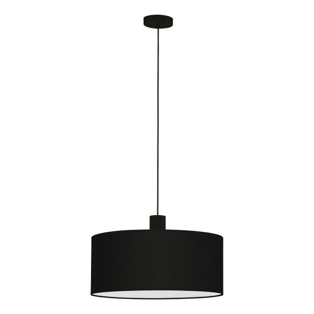 Eglo 33355 - Pakaramais lukturis AMANI ar vadu 1xE27/60W/230V Ø 53 cm melns