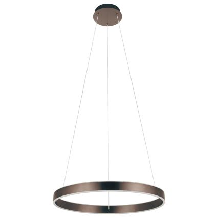 Eglo 33483 - ALCAZABA piekaramā LED lustra uz kabeļa, 2×LED/18W, 230V, 3000K, Ø 55 cm, bronzas krāsa