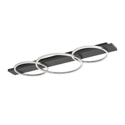 Eglo 33488 - LED griestu lampa BOYAL 2xLED/12W/230V + LED/12W melna