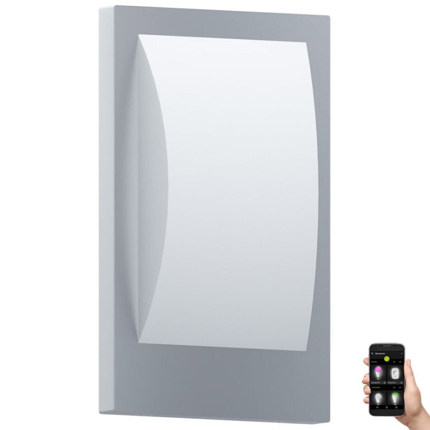 Eglo 33569 - LED Āra sienas lampa VERRES-C LED/9W/230V IP44 matēts hroms