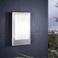 Eglo 33569 - LED āra sienas lukturis VERRES-C 1xE27/9W/230V IP44 matēts hroms