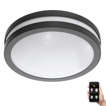 Eglo 33571 - LED Aptumšojama vannas istabas lampa LOCANA-C LED/14W/230V IP44 melna