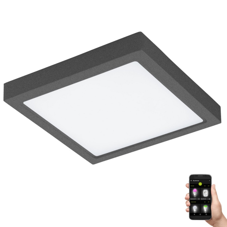 Eglo 33578- LED Aptumšojama vannas istabas lampa ARGOLIS-C LED/22W/230V IP44 antracīta