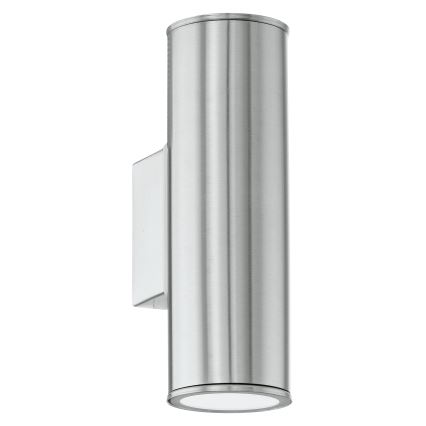 Eglo 33582 - LED RGBW Aptumšojams āra sienas apgaismojums RIGA 2xGU10/5W/230V IP44