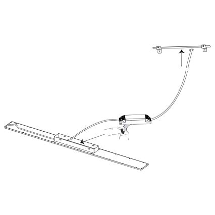 Eglo 33589 - LED RGBW Aptumšojams panelis SALOBRENA-C LED/34W/230V + tālvadības pults