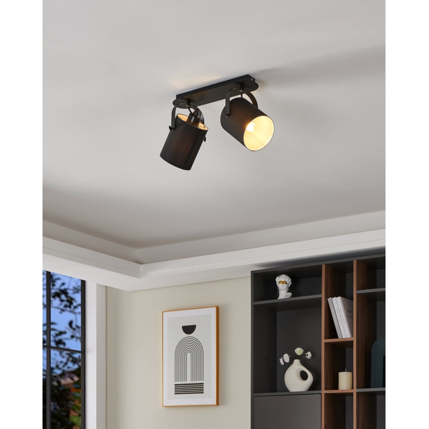 Eglo 33646 - Virziena gaismeklis VILLABATE 2xE27/10W/230V