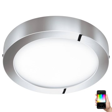 Eglo 33667 - LED RGBW Aptumšojama vannas istabas griestu lampa FUEVA-C LED21W/230V d. 30 cm IP44