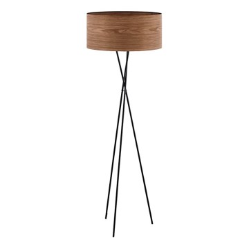 Eglo 33705 - Grīdas lampa CANNAFESCA 1xE27/60W/230V brūna/melna