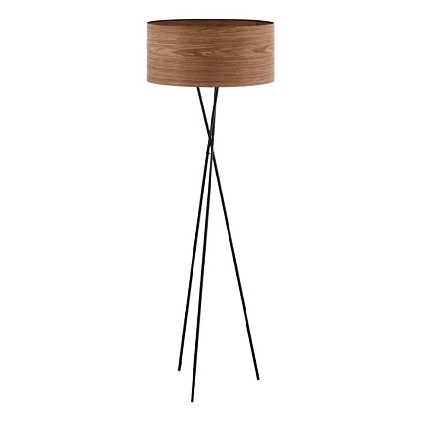 Eglo 33705 - Grīdas lampa CANNAFESCA 1xE27/60W/230V brūna/melna