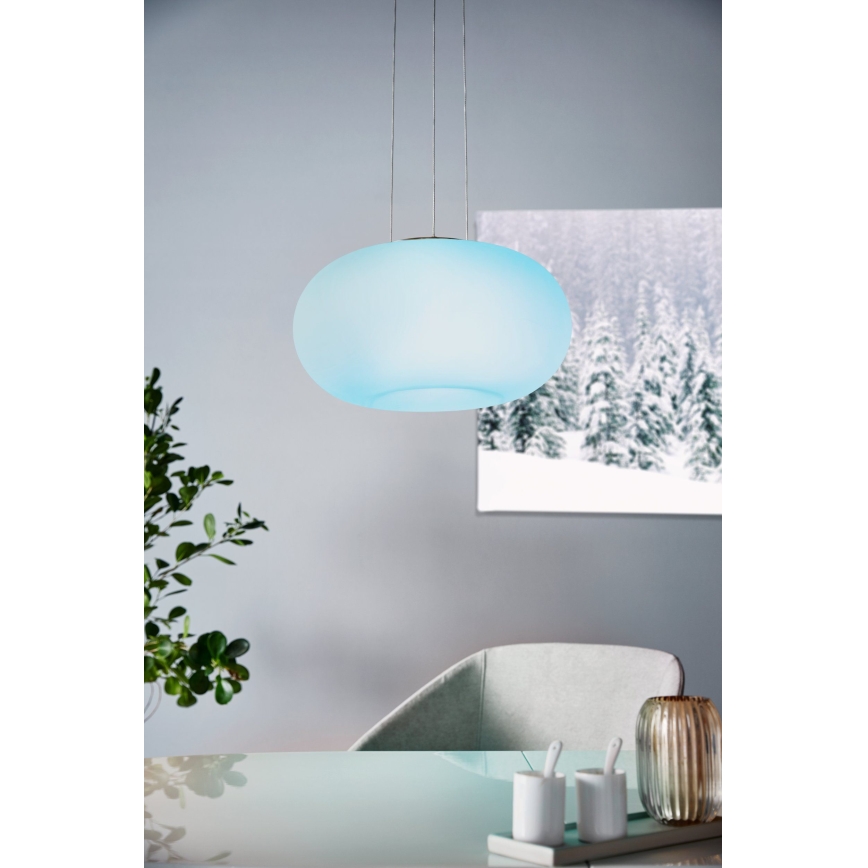 Eglo 33766 - LED RGBW Aptumšojuma lustra ar auklu OPTICA-C LED/22W/230V