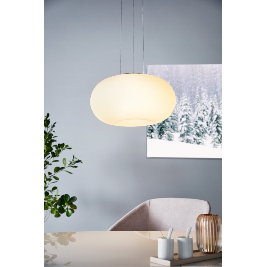 Eglo 33766 - LED RGBW Aptumšojuma lustra ar auklu OPTICA-C LED/22W/230V