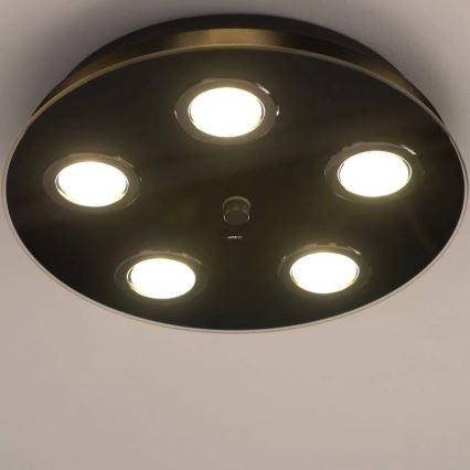 Eglo 33805 - LED griestu gaismeklis GRATTINO 5xGU10/2,8W/230V