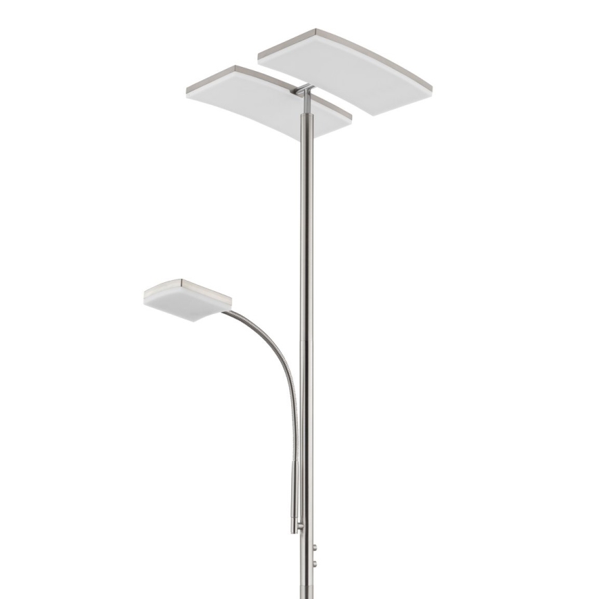 Eglo 33819 - LED Aptumšojama skārienvadāma grīdas stāvlampa SOLANO LED/30W/230V + LED/4W
