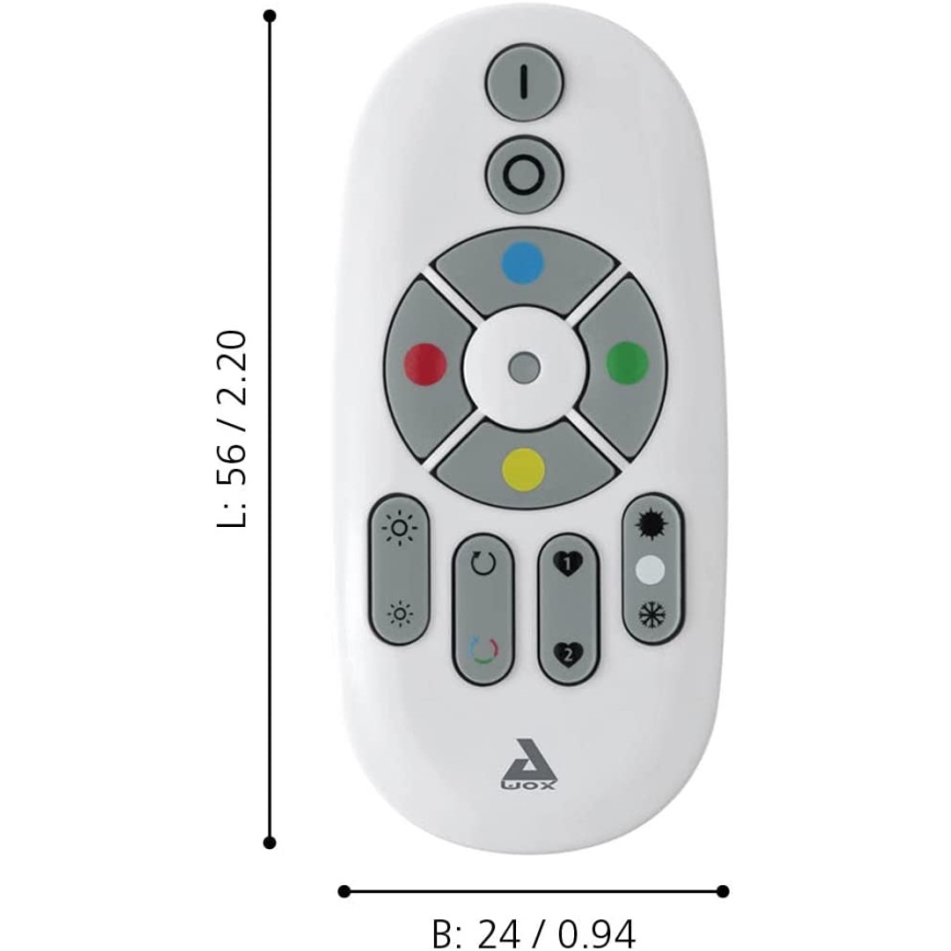 Eglo - Tālvadības pults CONNECT-Z 2xAAA Bluetooth ZigBee