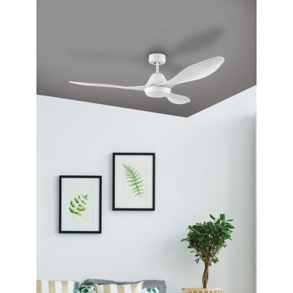 Eglo - LED Griestu ventilators LED/18W/230V + Tālvadības pults