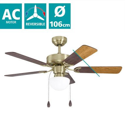 Eglo - Griestu ventilators 1xE27/40W/230V