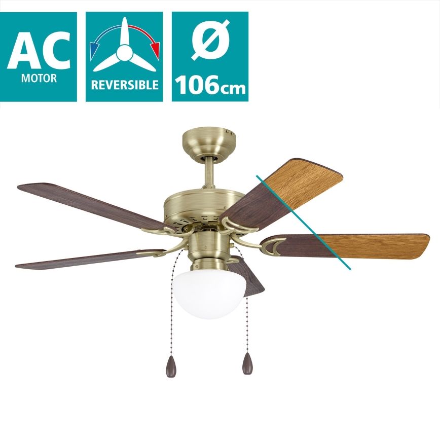 Eglo - Griestu ventilators 1xE27/40W/230V
