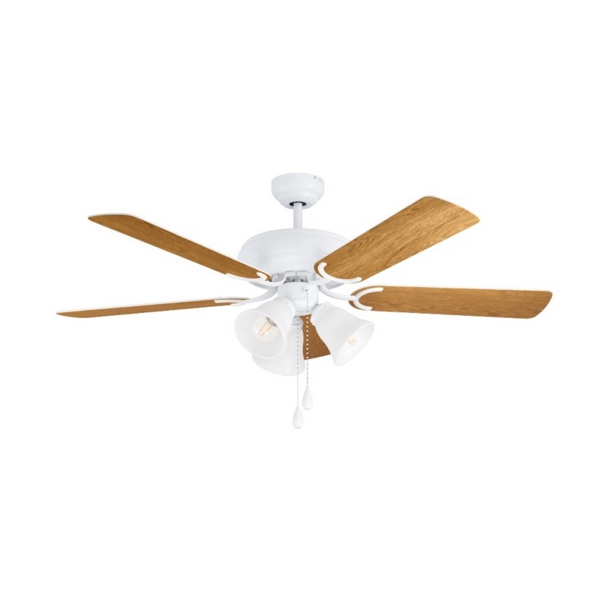 Eglo - Griestu ventilators  3xE27/40W/230V balts