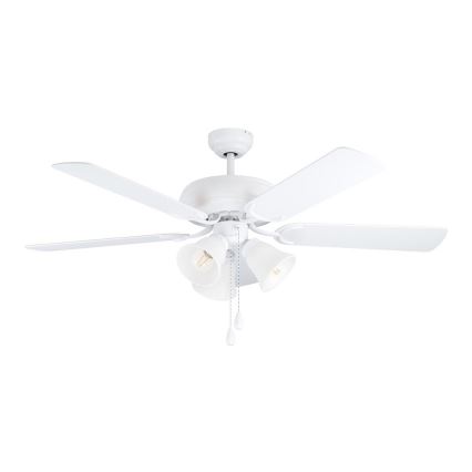 Eglo 35076 - Griestu ventilators LAS PALMAS 3xE27/40W/230V balts