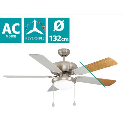 Eglo 35078 - Griestu ventilators BALLINA 2xE27/40W/230V