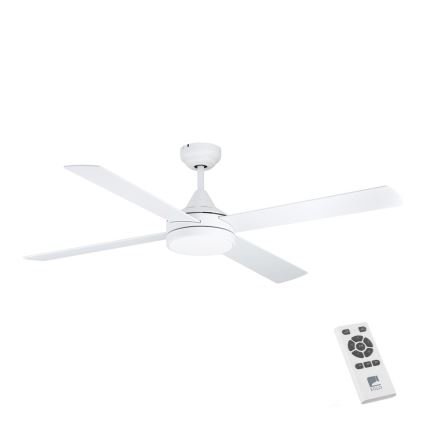 Eglo - LED Griestu ventilators LED/20W/230V 3000/4000/5000K + tālvadības pults balta