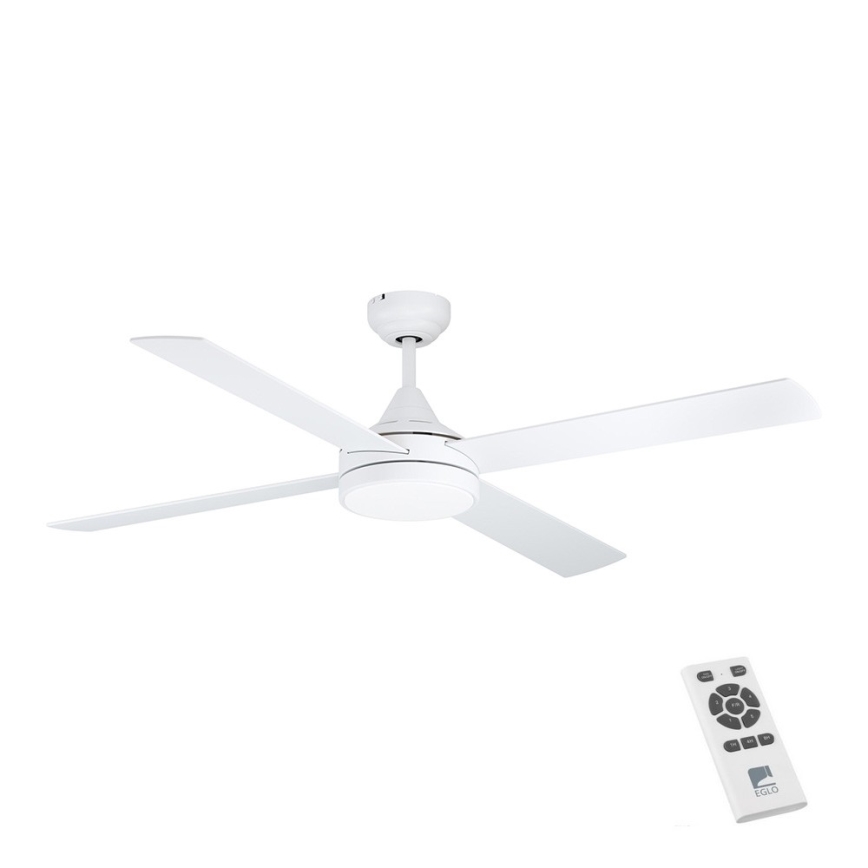 Eglo - LED Griestu ventilators LED/20W/230V 3000/4000/5000K + tālvadības pults balta