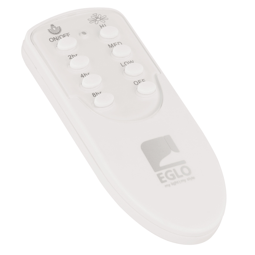 Eglo - LED Griestu ventilators LED/20W/230V 3000/4000/5000K + tālvadības pults balta