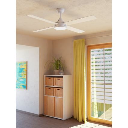 Eglo - LED Griestu ventilators LED/20W/230V 3000/4000/5000K + tālvadības pults balta