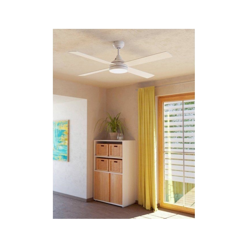 Eglo - LED Griestu ventilators LED/20W/230V 3000/4000/5000K + tālvadības pults balta