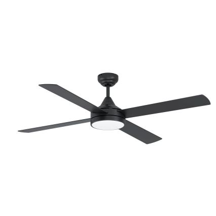 Eglo - LED Aptumšojams griestu ventilators LED/20W/230V + TP melns