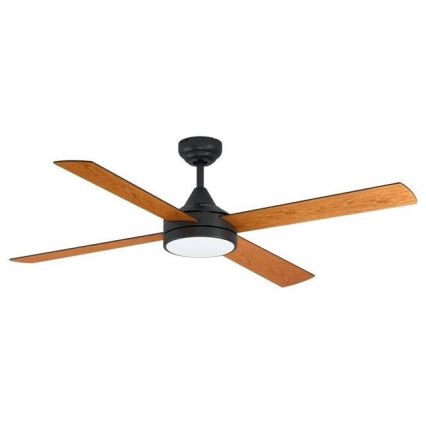 Eglo - LED Aptumšojams griestu ventilators LED/20W/230V + TP melns